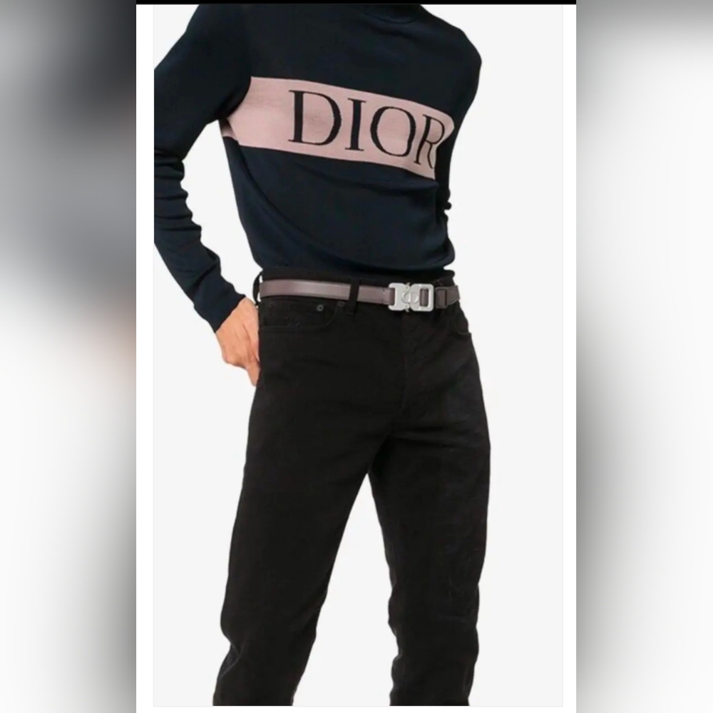 Dior x Peter Doig Turtleneck Long Sleeve Sweater Black Med